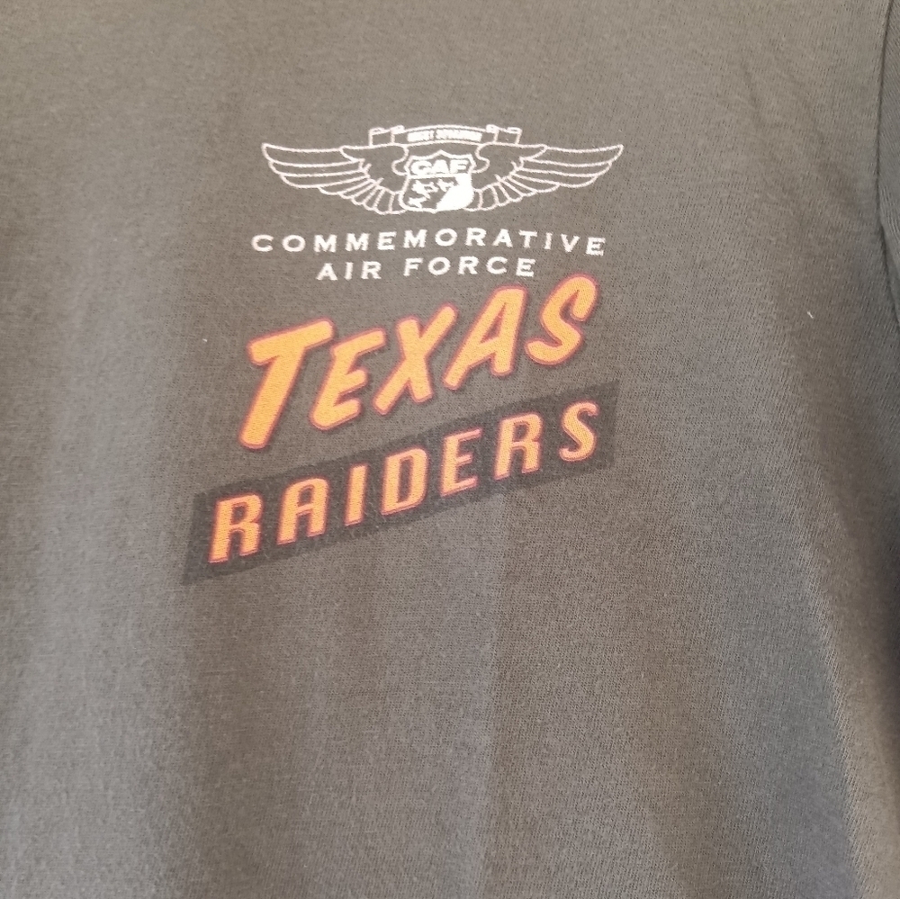 Womens Texas Raiders B-17 Flying Fortress Commemorative Air Force T Shirt Small - Picture 4 of 4